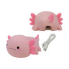 Lámpara nocturna led recargable modelo salamandra ajolote rosa
