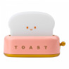 Lámpara nocturna led recargable modelo tostadora rosa