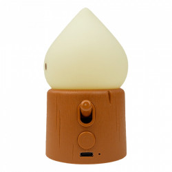 Lámpara nocturna led recargable modelo mini llama