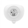 Reloj despertador recargable modelo conejito blanco