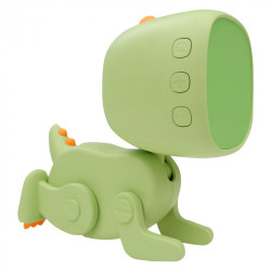 Reloj despertador recargable modelo robo dino