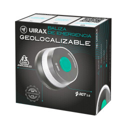 Baliza v16 de emergencia homologada conectada geolocalizable con dgt 3.0 uirax