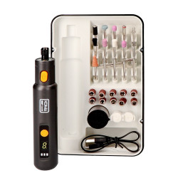 Kit multiherramienta rotativa 3,7 v con 51 accesorios