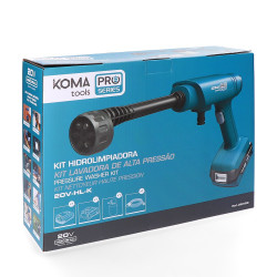 Kit hidrolimpiadora 20 v + batería 2.0 ah 08770 + cargador 2,3 a 08772