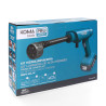 Kit hidrolimpiadora 20 v + batería 2.0 ah 08770 + cargador 2,3 a 08772