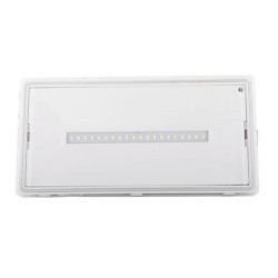 Luminaria de emergencia led 3,6 w 280 lm, ip65, 238,5 x 120,5 x 42,2 mm