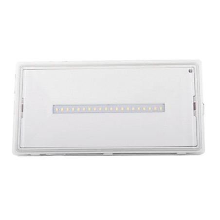 Luminaria de emergencia led 3,6 w 280 lm, ip65, 238,5 x 120,5 x 42,2 mm