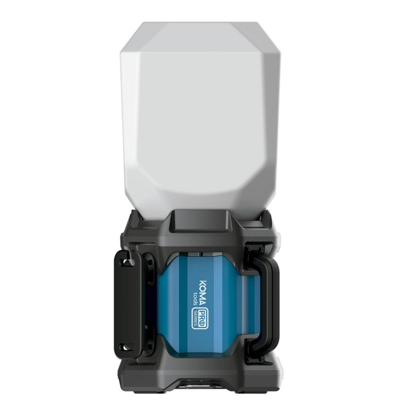 Lámpara led cob profesional de trabajo lp-50 recargable, 50 w, 5000 lm, 4500 mah, 205 x 205 x 470 mm