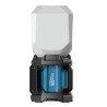 Lámpara led cob profesional de trabajo lp-50 recargable, 50 w, 5000 lm, 4500 mah, 205 x 205 x 470 mm