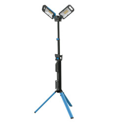 Lámpara led de trabajo recargable lp-60 60w, con trípode, ø700x1920mm