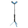 Lámpara led de trabajo recargable lp-60 60w, con trípode, ø700x1920mm
