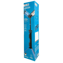 Lámpara led de trabajo recargable lp-60 60w, con trípode, ø700x1920mm