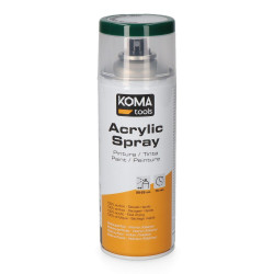 Pintura acrílica en spray ral 6005 verde musgo acabado brillante, 300 ml